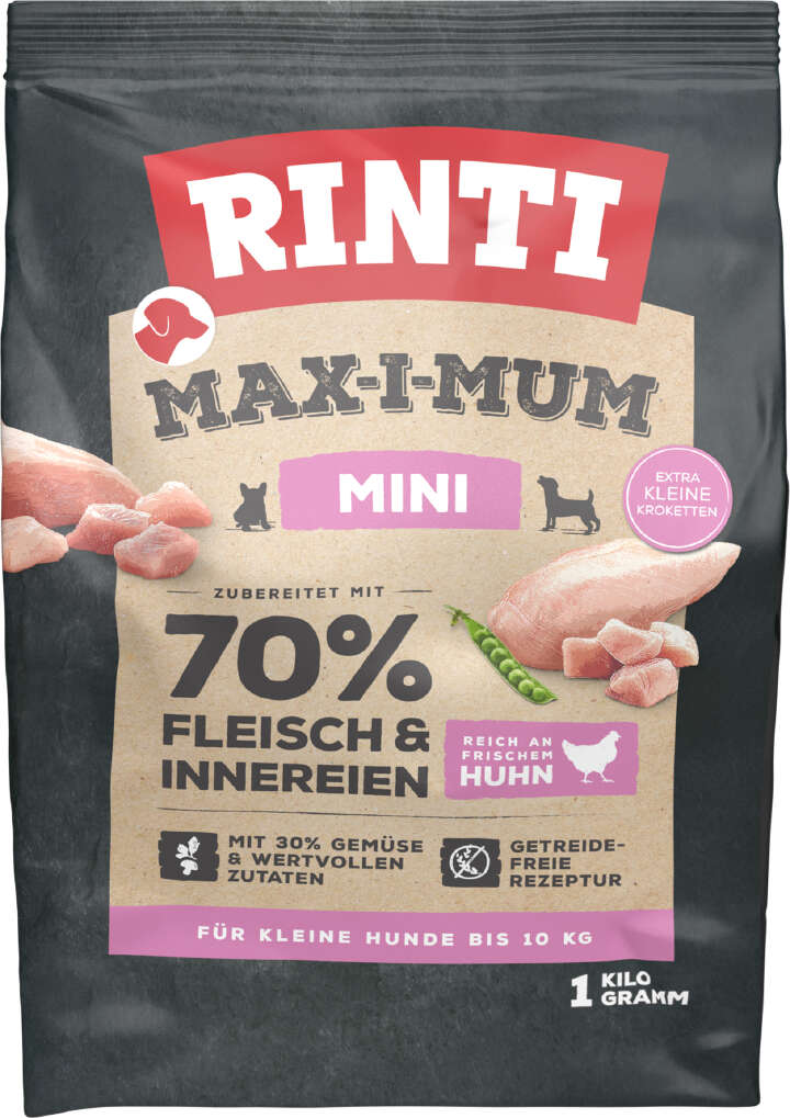 RINTI Hunde-Trockenfutter MAX-I-MUM Huhn Mini